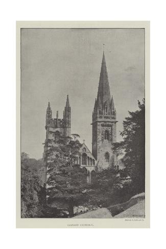 Giclee Print: Llandaff Cathedral: 24x16in