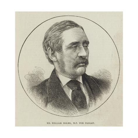 Giclee Print: Mr William Holms, Mp for Paisley: 16x16in