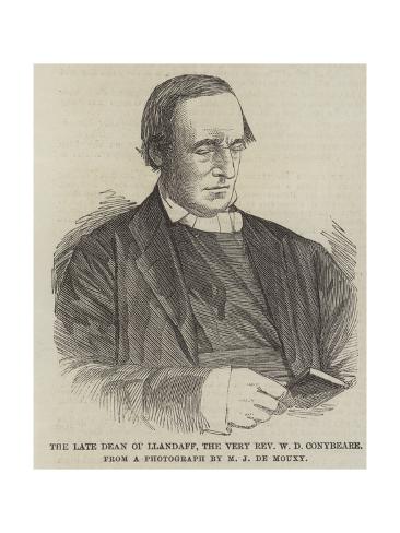 Giclee Print: The Late Dean of Llandaff, the Very Reverend W D Conybeare: 24x18in
