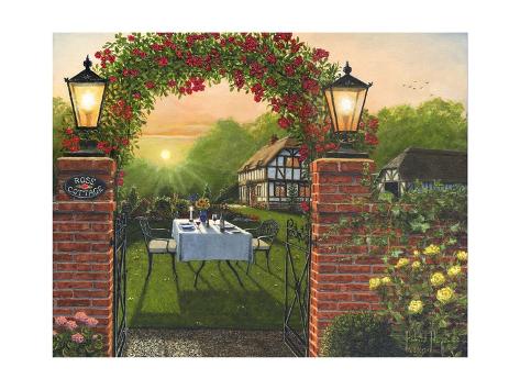 Art Print: Dinner for Two - Rose Cottage by Richard Harpum: 24x18in