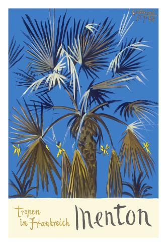 Giclee Print: Menton - Tropen in Frankreich (Tropics in France) - Palm Tree by Graham Sutherland: 44x30in