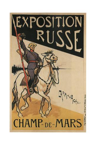 Art Print: Exposition Russe Champ De Mars by Caran D'Ache: 24x16in