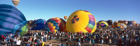 Photographic Print: 25th Albuquerque International Balloon Fiesta, New Mexico: 42x14in