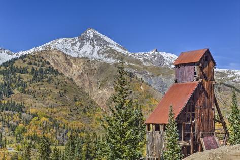 Photographic Print: Yankee Girl Silver and Gold Mine, Ouray, Colorado, United States of America, North America by Richard Maschmeyer: 12x8in