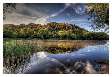 Art Print: Basin Reflect by Bob Larson: 26x38in