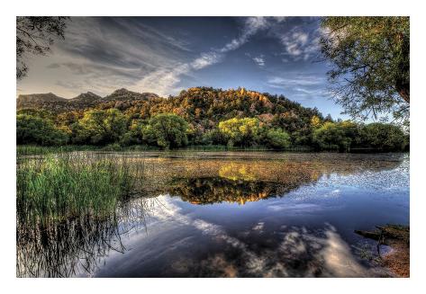 Art Print: Basin Reflect by Bob Larson: 18x26in