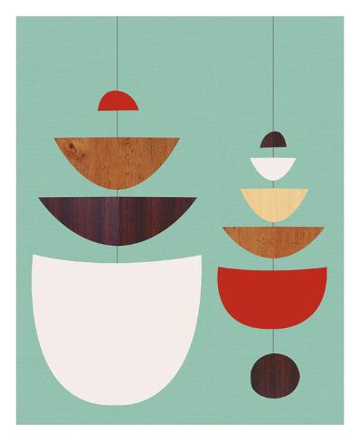 Art Print: Mobiles by Jenn Ski: 27x22in