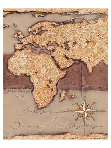 Art Print: Discover Africa by Joadoor: 12x9in