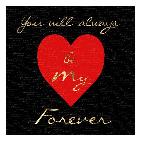 Art Print: My Forever by Sheldon Lewis: 13x13in