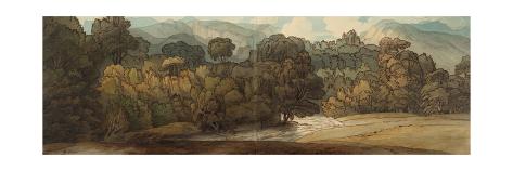 Giclee Print: A View at Ambleside by Francis Towne: 42x14in