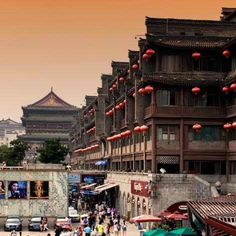 Photographic Print: China 10MKm2 Collection - Xi'an City by Philippe Hugonnard: 16x16in
