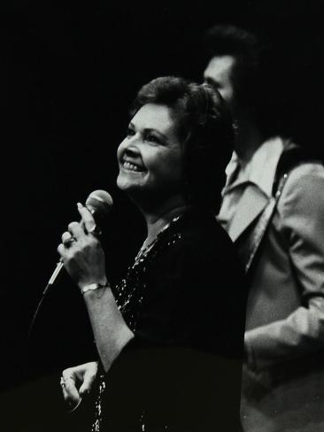 Photographic Print: Country Music Singer Billie Jo Spears at the Forum Theatre, Hatfield, Hertfordshir3, Late 1970S by Denis Williams: 24x18in