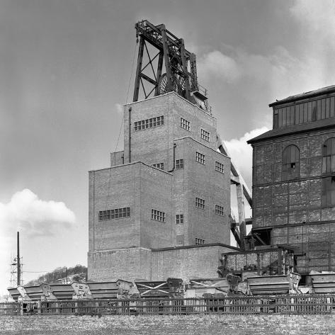 Photographic Print: The Heapstead at Kadeby Colliery, Near Doncaster, South Yorkshire, 1956 by Michael Walters: 16x16in