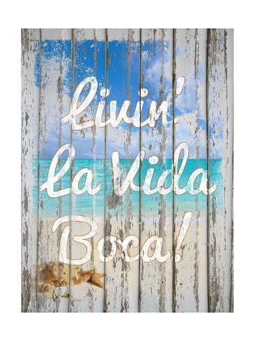 Giclee Print: Livin La Vida Boca by Tina Lavoie: 24x18in