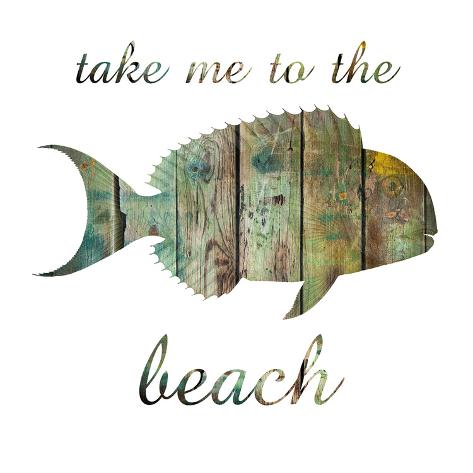 Art Print: The Ocean by Sheldon Lewis: 13x13in