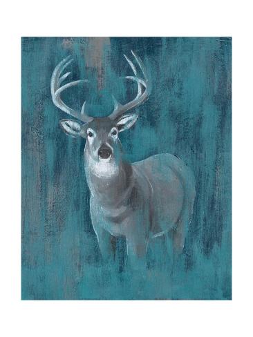 Art Print: Contemporary White-Tail I by Grace Popp: 24x18in