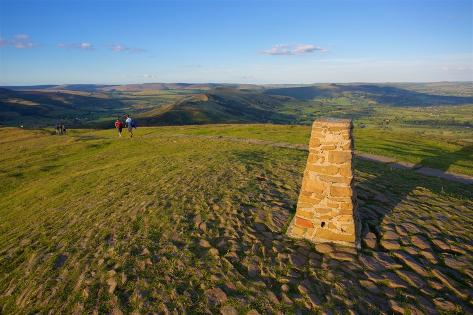 Photographic Print: View from Mam Tor Hollins Cross, Derbyshire, England, United Kingdom, Europe by Frank Fell: 24x16in