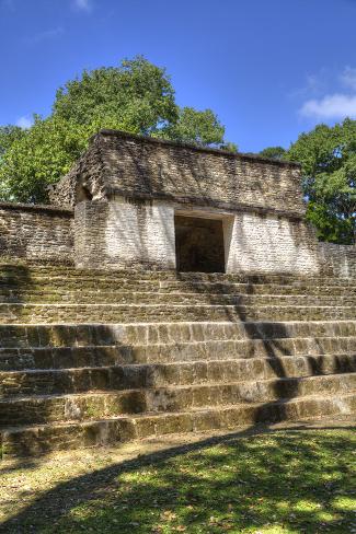 Photographic Print: Mayan Arch, Entry to Plaza A, Cahal Pech Mayan Ruins, San Ignacio, Belize, Central America by Richard Maschmeyer: 24x16in