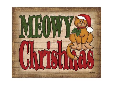 Art Print: Meowy Christmas by Todd Williams: 24x18in