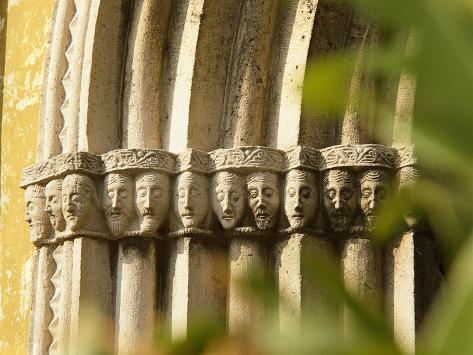 Photographic Print: Deutschland, Niederbayern, Landshut, Stadtfriedhof, Romanisches Portal, Detail, Bayern by Thonig: 24x18in