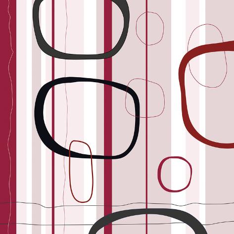 Giclee Print: Red Rivionia I by Max Carter: 16x16in