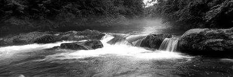Photographic Print: Usa, North Carolina, Tennessee, Great Smoky Mountains National Park, Little Pigeon River: 24x8in