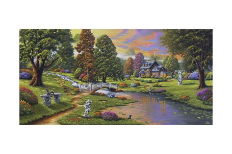 Giclee Print: Majestic Garden by Geno Peoples: 24x16in