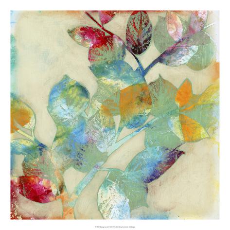 Premium Giclee Print: Merging Leaves II by Jennifer Goldberger: 26x26in