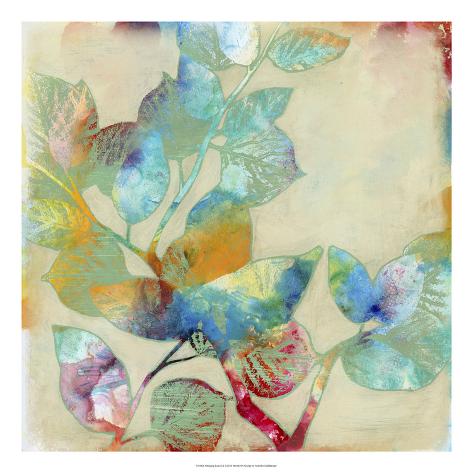 Premium Giclee Print: Merging Leaves I by Jennifer Goldberger: 18x18in