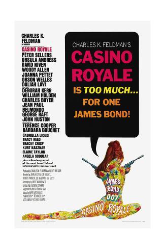 Giclee Print: 007, James Bond: Casino Royale,1967: 24x16in