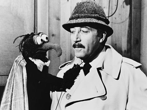 Photographic Print: Peter Sellers, the Muppets Show, 1976: 24x18in