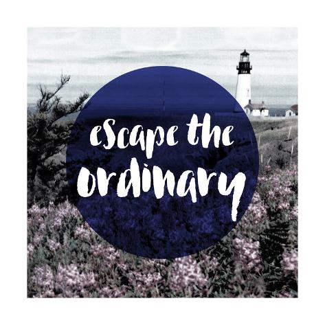 Giclee Print: Escape the Ordinary: 16x16in