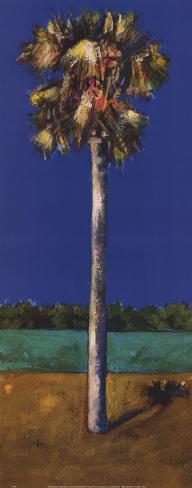 Art Print: Healing Palm- Blue by Herbert J Draper: 20x8in