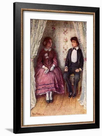 "I Ain't Miss March, I'M Only Jo"-Harold Copping-Framed Giclee Print