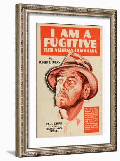 I Am a Fugitive From a Chain Gang, 1932, Directed by Mervyn Leroy-null-Framed Giclee Print