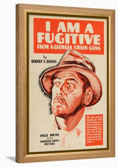 I Am a Fugitive From a Chain Gang, 1932, Directed by Mervyn Leroy-null-Framed Premier Image Canvas