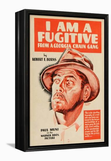 I Am a Fugitive From a Chain Gang, 1932, Directed by Mervyn Leroy-null-Framed Premier Image Canvas