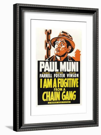 I Am a Fugitive from a Chain Gang, 1932-null-Framed Giclee Print