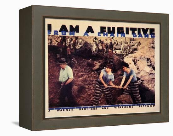 I Am a Fugitive From a Chain Gang, 1932-null-Framed Stretched Canvas
