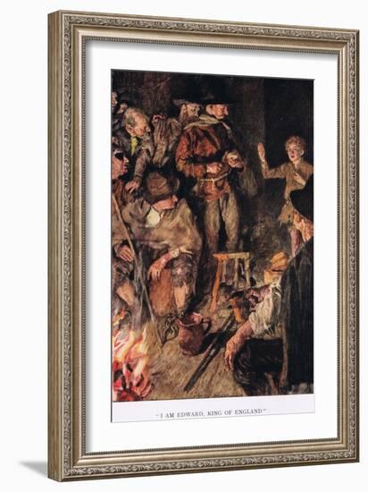 I Am Edward, King of England', 1923-Arthur C. Michael-Framed Giclee Print