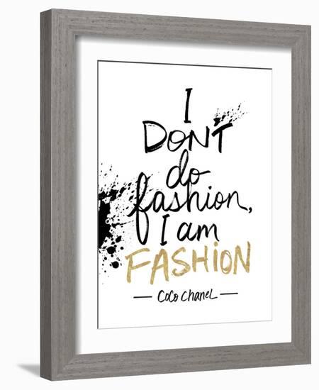 I am Fashion!-Lottie Fontaine-Framed Giclee Print