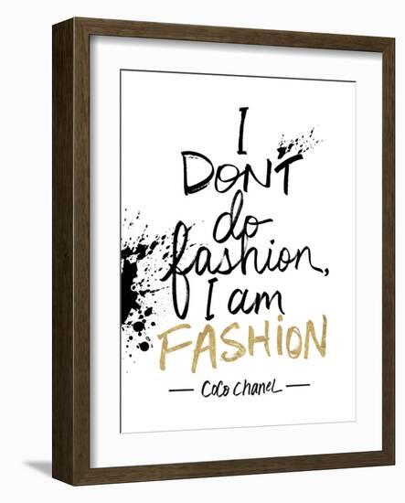 I am Fashion!-Lottie Fontaine-Framed Giclee Print