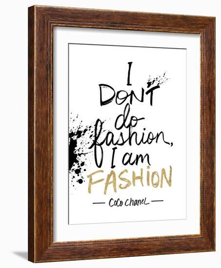 I am Fashion!-Lottie Fontaine-Framed Giclee Print