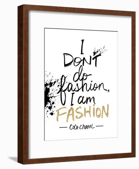 I am Fashion!-Lottie Fontaine-Framed Giclee Print