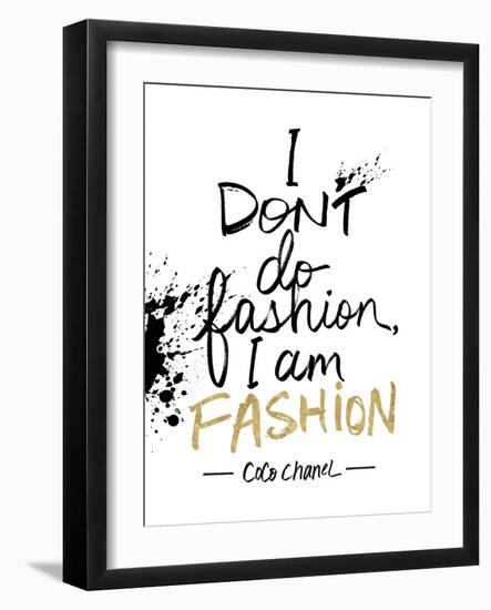 I am Fashion!-Lottie Fontaine-Framed Giclee Print