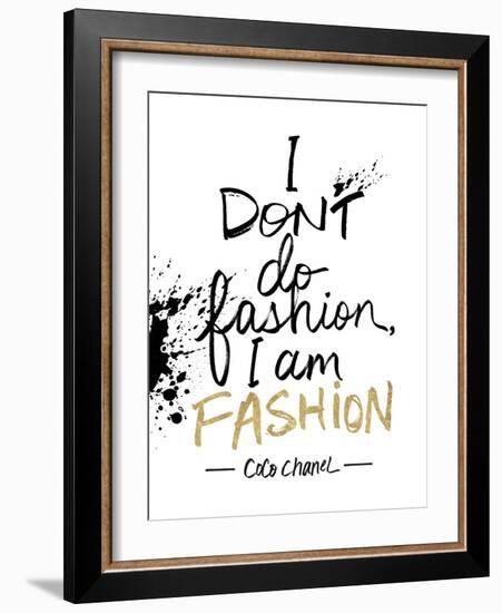 I am Fashion!-Lottie Fontaine-Framed Giclee Print