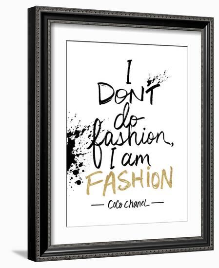 I am Fashion!-Lottie Fontaine-Framed Giclee Print