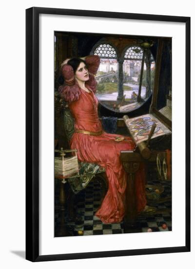 I Am Half Sick of Shadows, C1911-John William Waterhouse-Framed Giclee Print