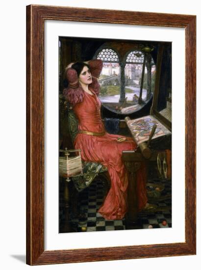 I Am Half Sick of Shadows, C1911-John William Waterhouse-Framed Giclee Print