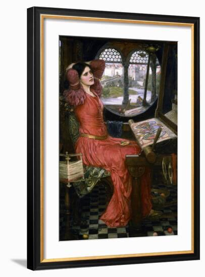 I Am Half Sick of Shadows, C1911-John William Waterhouse-Framed Giclee Print